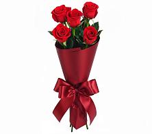 5 Красных роз Эдлесс Лав в Лесной Пушкинский район Букет 5 Красных роз Эдлесс Лав в Лесной Пушкинский район
