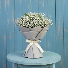 Букет Белые гипсофилы в Лесной Пушкинский район Букет цветов из:  Гипсофила в Лесной Пушкинский район