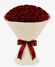 Букет 101 Бордовая роза Блэк Бакарра в Лесной Пушкинский район