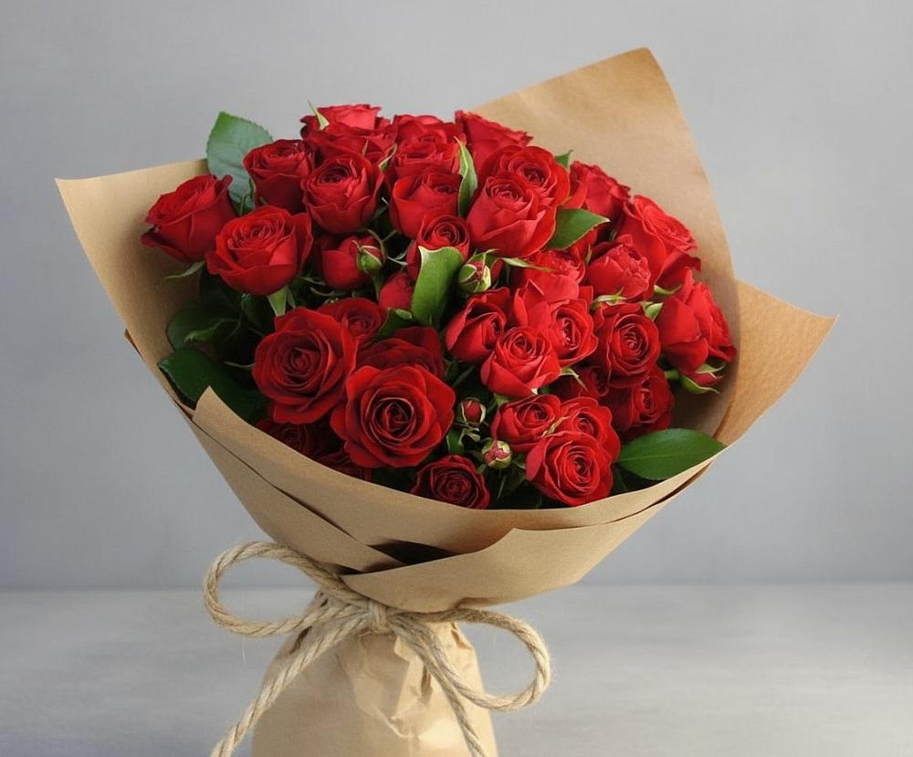 Букет Любовный роман в Лесной Пушкинский район