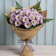 Букет соблазн в Лесной Пушкинский район Букет цветов из:  Хризантемы в Лесной Пушкинский район