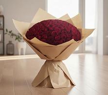 Букет 101 Красная роза в Лесной Пушкинский район