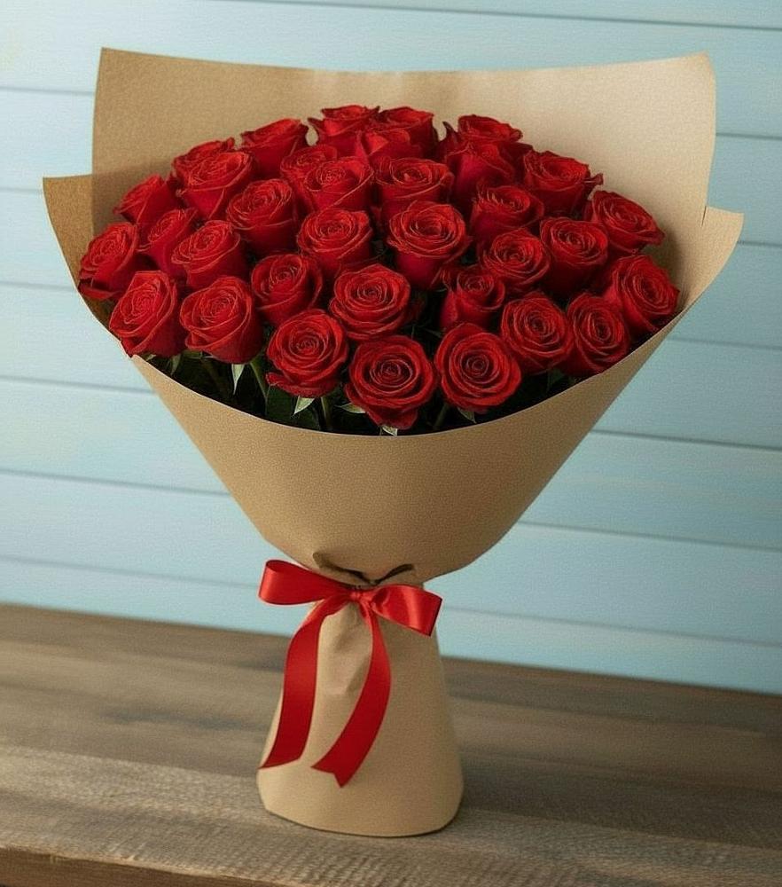Букет Красные розы Милано в Лесной Пушкинский район