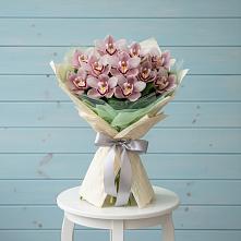 Букет 11 орхидей в Лесной Пушкинский район Букет цветов из:  Орхидеи и Розы в Лесной Пушкинский район