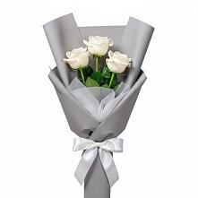Букет 3 белые розы #REPLACE_PRED# Лесной Пушкинский район Букет 3 белые розы #REPLACE_PRED# Лесной Пушкинский район