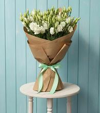 Букет цветов из:  Лизиантусы #REPLACE_PRED# Лесной Пушкинский район