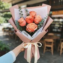 Букет персиковый аромат #REPLACE_PRED# Лесной Пушкинский район Букет цветов из:  Розы #REPLACE_PRED# Лесной Пушкинский район