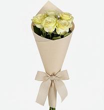 Букет белые крылья в Лесной Пушкинский район Букет цветов из:  Розы в Лесной Пушкинский район