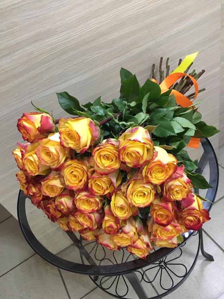 Букет Желтые розы в Лесной Пушкинский район