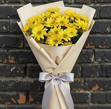 Букет цветов из:  Хризантемы в Лесной Пушкинский район
