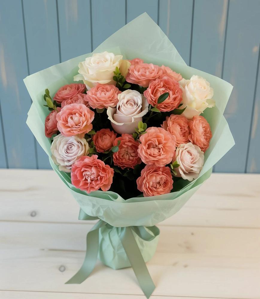 Букет цветов из: Розы в Лесной Пушкинский район