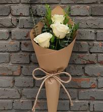 Букет из 3 роз в Лесной Пушкинский район Букет цветов из:  Розы в Лесной Пушкинский район