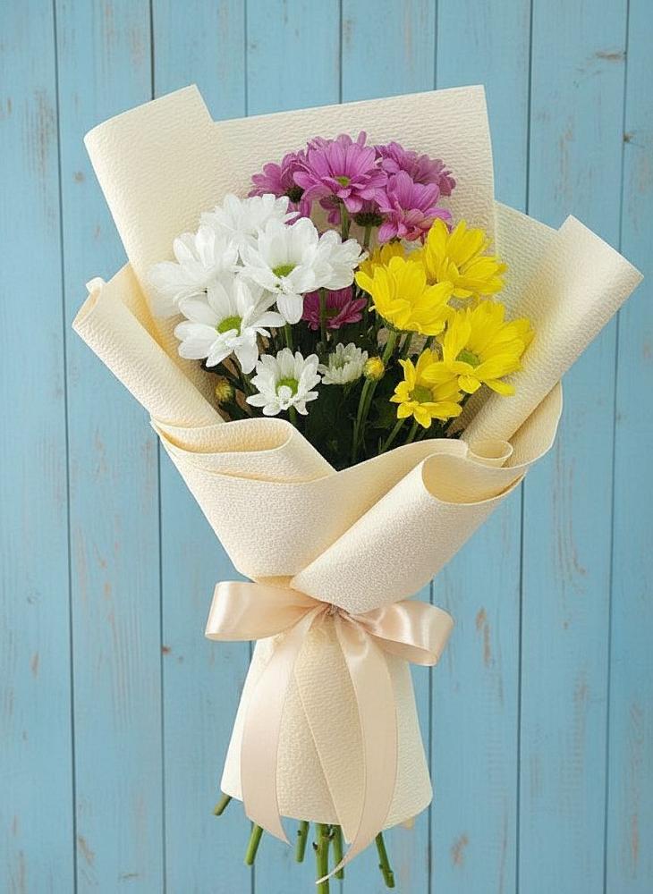 Букет школьные годы в Лесной Пушкинский район Букет цветов из: Хризантемы в Лесной Пушкинский район