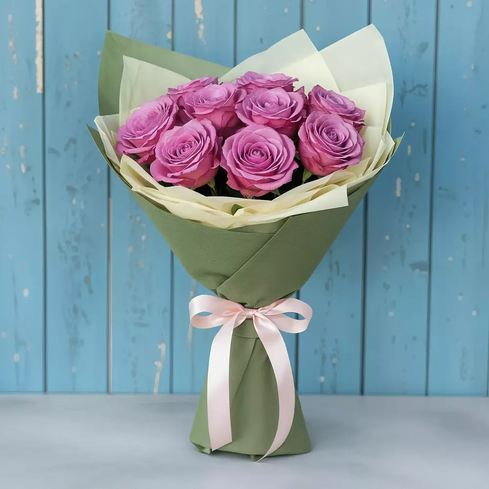 Букет Розы Фёрст Леди в Лесной Пушкинский район