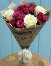 Букет Удивительный из роз в Лесной Пушкинский район Букет цветов из:  Розы в Лесной Пушкинский район