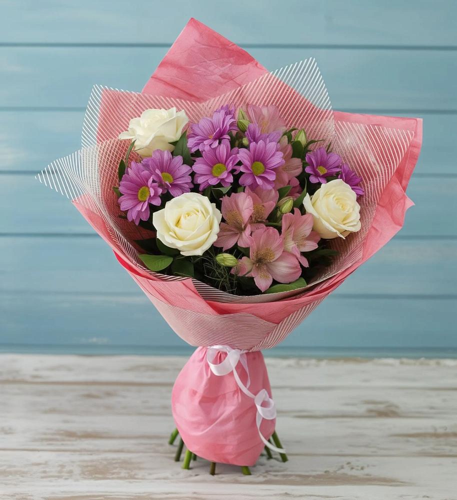 Букет цветов из: Герберы в Лесной Пушкинский район