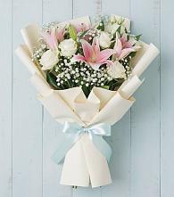 Букет цветов из:  Лилии в Лесной Пушкинский район