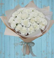 Букет Хрустальное утро в Лесной Пушкинский район Букет цветов из:  Гвоздики в Лесной Пушкинский район