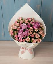 Букет Нежная розовость в Лесной Пушкинский район Букет цветов из:  Розы в Лесной Пушкинский район